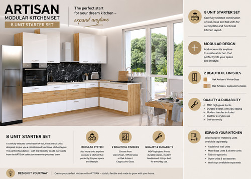 Modern artisan modular - modern,