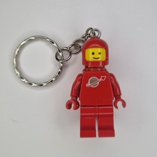 Lego Classic Spaceman Astronaut Figure Keyring Keychain Red 1970s 1980s Vintage