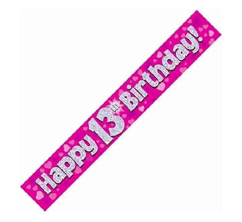 Pink 13th birthday decorations - 13th,