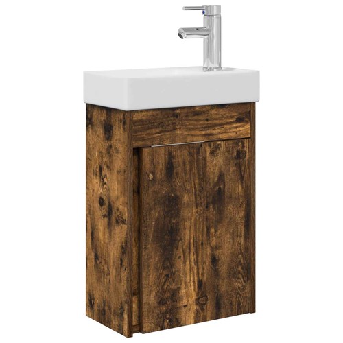 Bathroom vanity unit with - with, tap