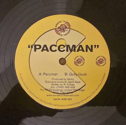 Sticky paccman golly gosh - -, /