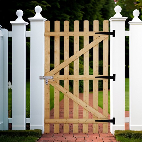 Garden gate wooden pedestrian - garden,