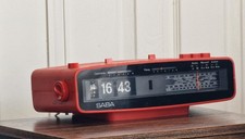 SABA Flip Clock Alarm Radio /