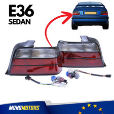 REAR TAIL LIGHT SET SMOKE FOR BMW E36 SEDAN 1991-1998 63219403099 63219403100