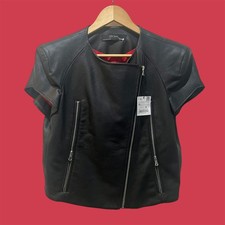 Zara size black faux - -,