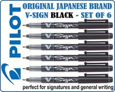 Pilot V-Sign Pen - Black Set
