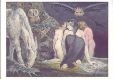 The Night of Enitharmon's Joy (or Hectate), Original Modern Art Postcard