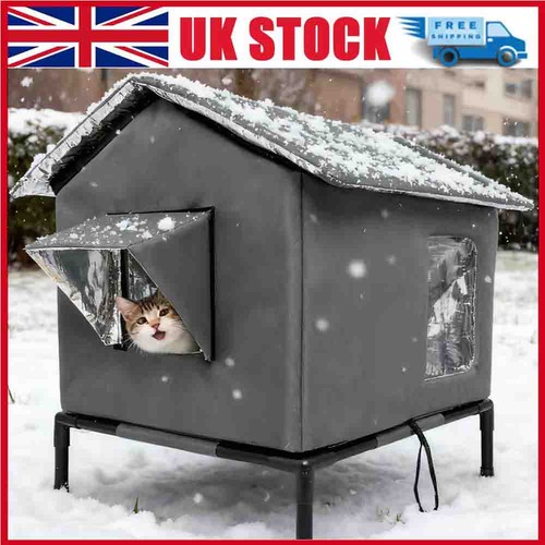 Cat winter insulated house - winter,
