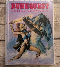 RUNEQUEST  FANTASY ROLE PLAYING RPG BOOK ONLY GAMES WORKSHOP CHAOSIUM free 