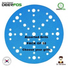 150mm Sanding Discs for Festool RO ETS 49 Hole STF Sandpaper Pads  Assorted Grit