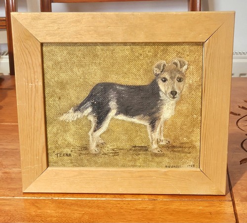 Vintage mid century - century, oil