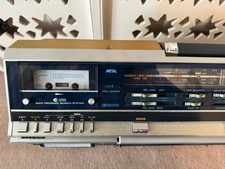 Sharp VZ-2000 Ghettoblaster Vintage, Boombox Record with Vertical Turntable