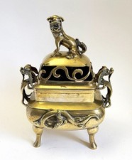 Fine antique Chinese late Ming Dynasty bronze censer