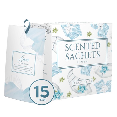 Pack fresh linen sachets - 15,