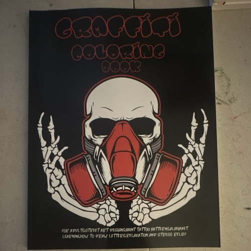Graffiti coloring book - graffiti,