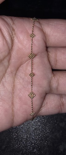 Solid 18ct gold bracelet - 18ct,