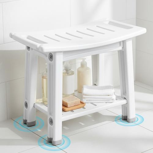Tier shower foot rest - shower,
