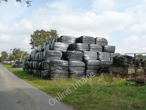 Photo 6x4 verge full hay - a, of