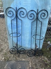 Pair Of Antique Iron Wall