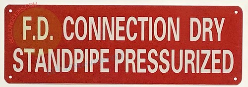 Fire department connection - connection, dry