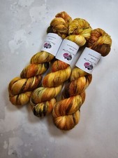 Hand dyed BFL Silk yarn, Lace weight, 100g, HUMBLE