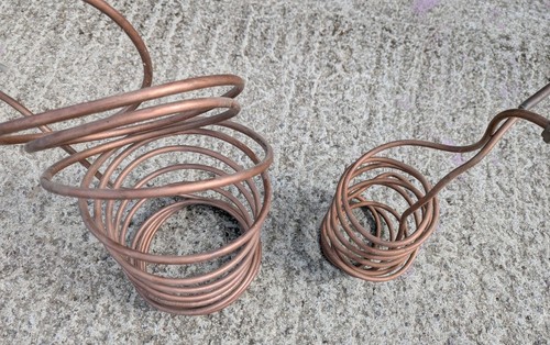 Copper coils mash - coils,