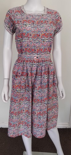 Vintage 50s square - vintage, floral