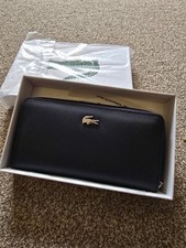 LACOSTE Navy Large Zipped