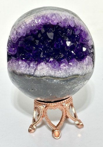 Amethyst sphere geode crystal - amethyst,
