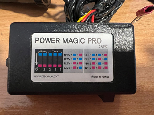 Power magic pro dashcam - power,