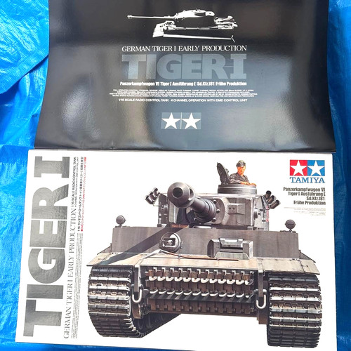 Tamiya tiger rc - 1/16, tank