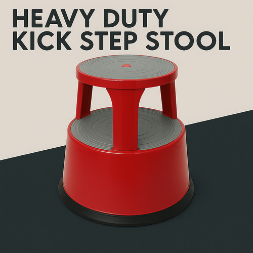 Heavy duty matal step stool - duty,