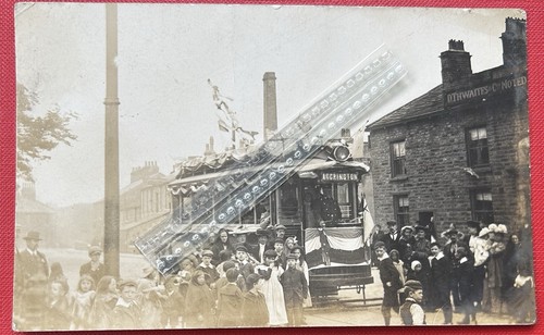 Accrington tram opening of - accrington,
