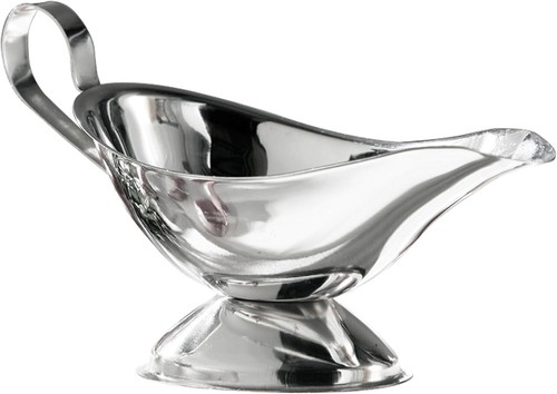 Stainless steel gravy boat - stainless,