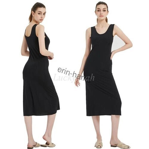 Lady full slips under dress - lady, full-slips