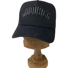 HOODRICH Trucker Hat Men's Adjustable Mesh Snapback Black Cap Stylish 