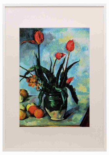 Still life vase with tulips - life,
