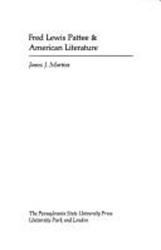 Fred lewis pattee and american - fred,