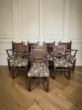 Set of 8 Old Charm Style Oak