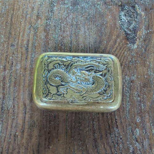 Antique bronze chinese snuff - -,