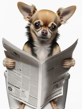 Quirky Chihuahua Bathroom