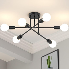 Black Sputnik Chandelier 6
