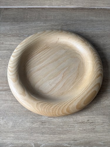 Solid ash wooden large shallow - ash,