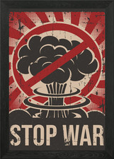 Stop War Framed Wall Art