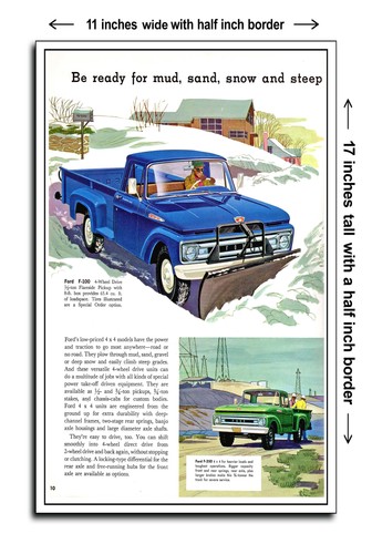 1961 100 and 250 - 1961, f-250
