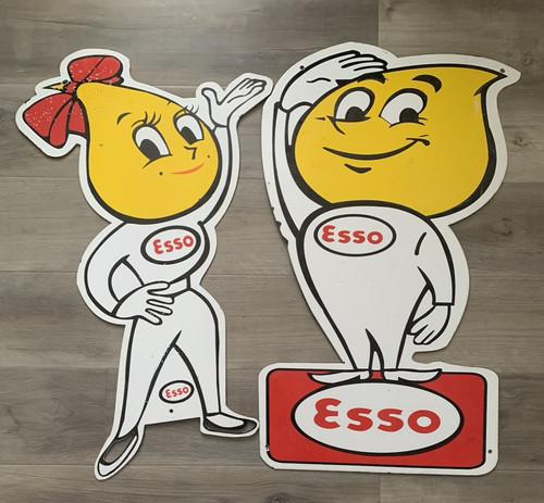Large vintage esso mrs - ,
