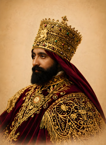 Haile selassie crowned art - selassie,
