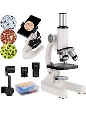 Microscope, 200x-5000x Compound Biological Microscopes With Microscope Slide Set