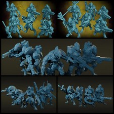 Sci-Fi Lizardmen Army – 3D Printed Alien Troopers for Wargaming & RPGs