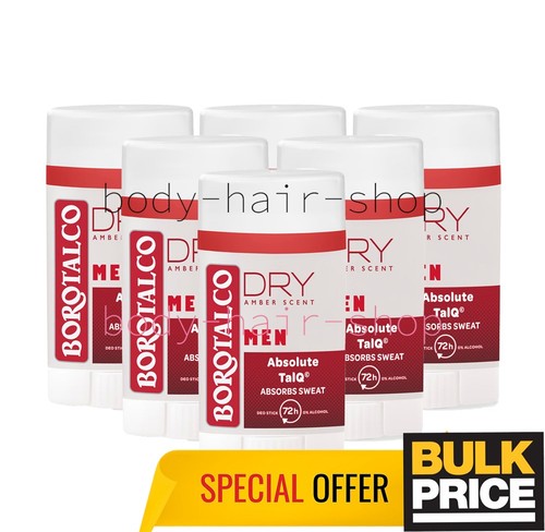 Borotalco men amber dry stick - men,